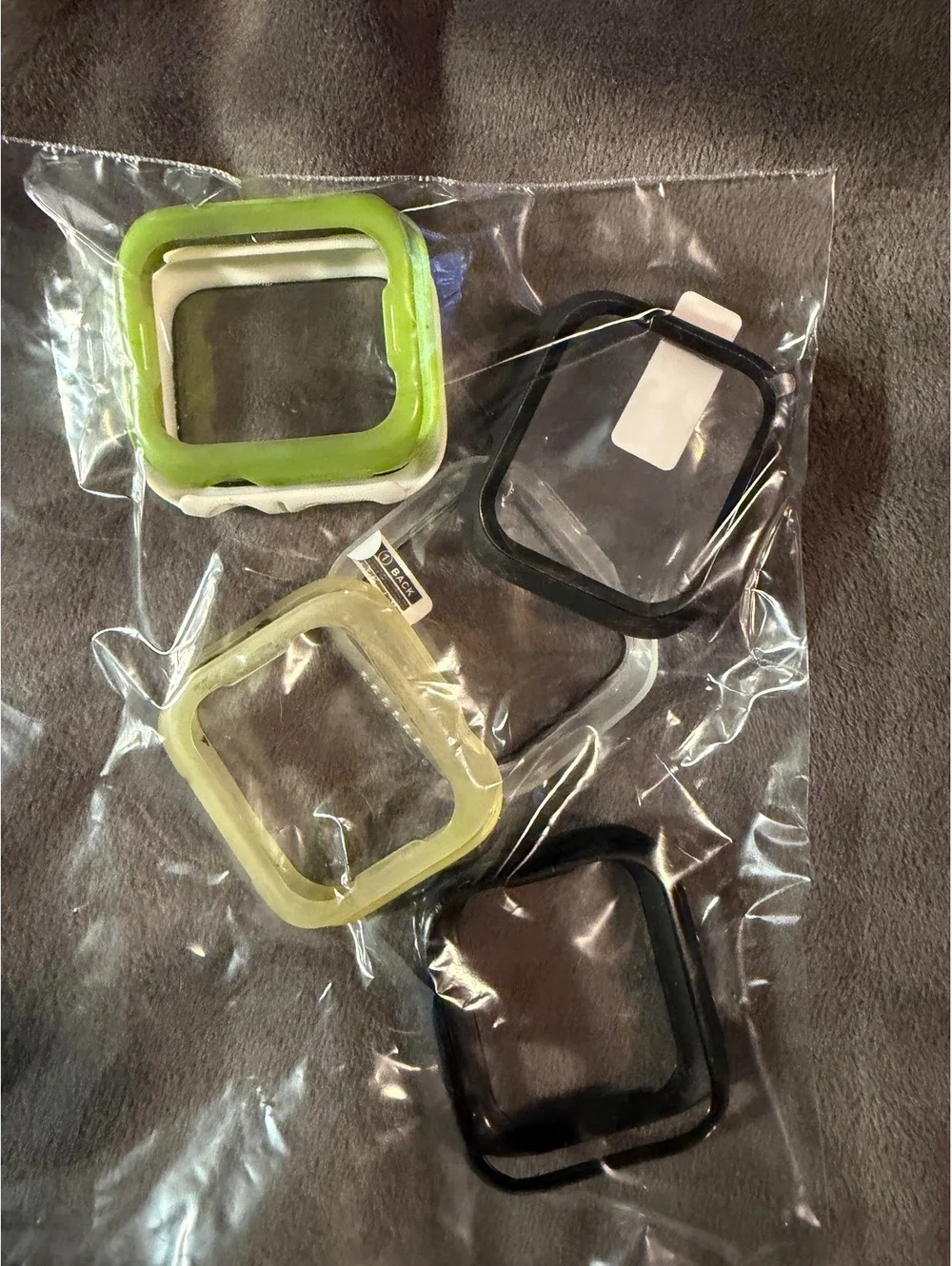 Set of 5 Protective Silicone Watch Covers for Smartwatch